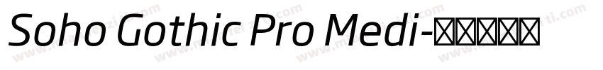 Soho Gothic Pro Medi字体转换